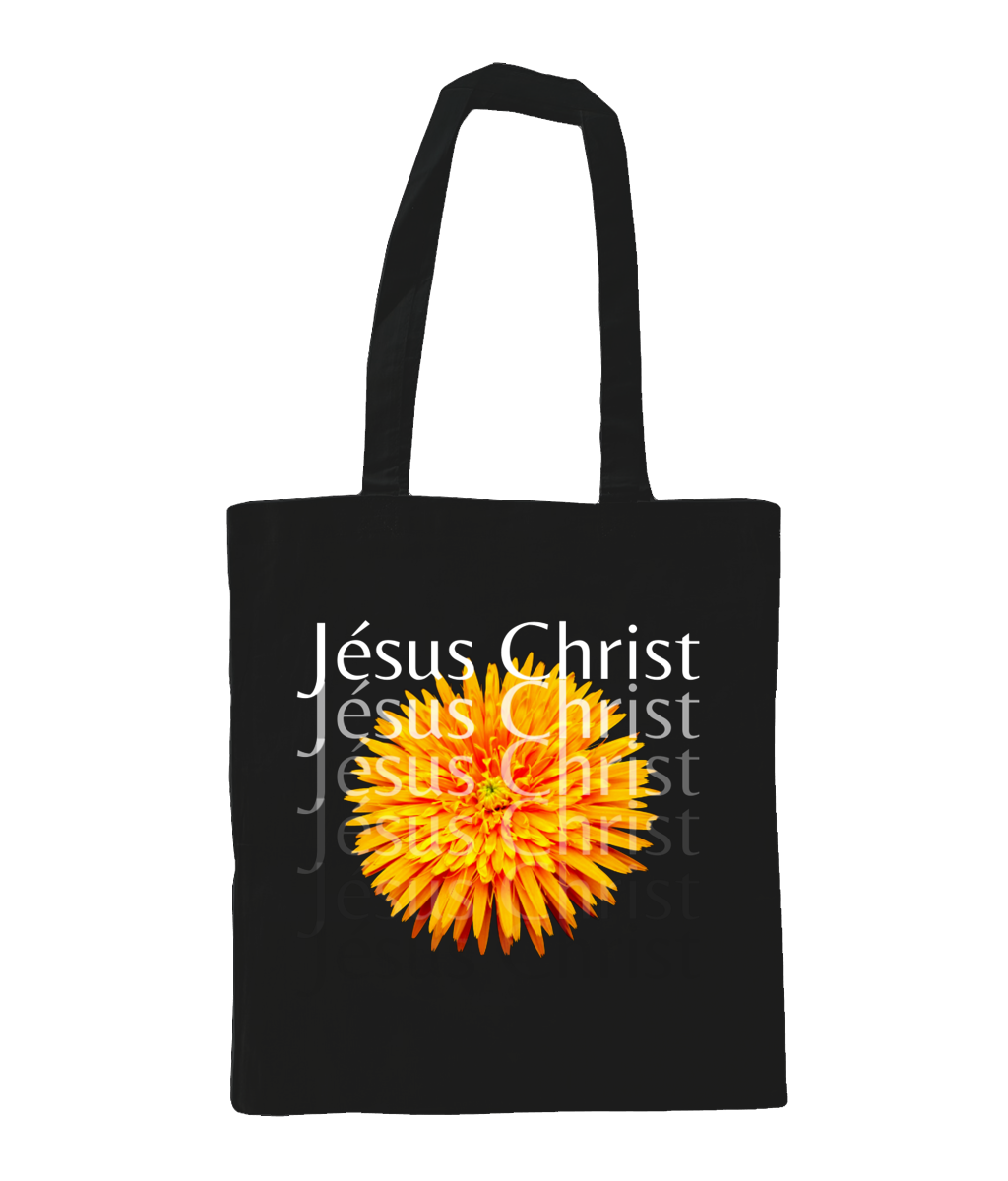 J.C 2 Timothy 1 : 7 Black Shopping Bag