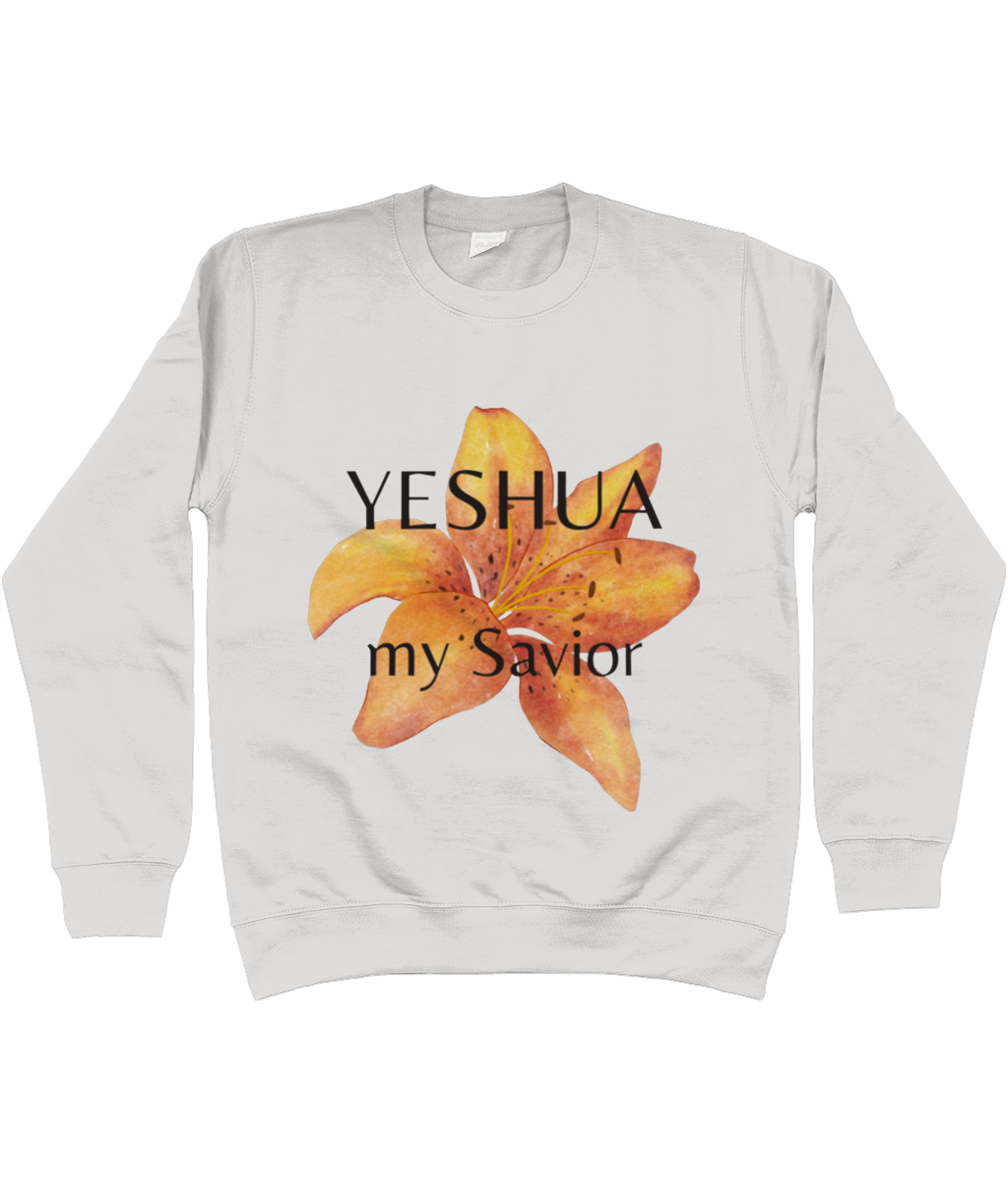 YESHUA Psalm 27 : 3 Sweatshirt collectie light