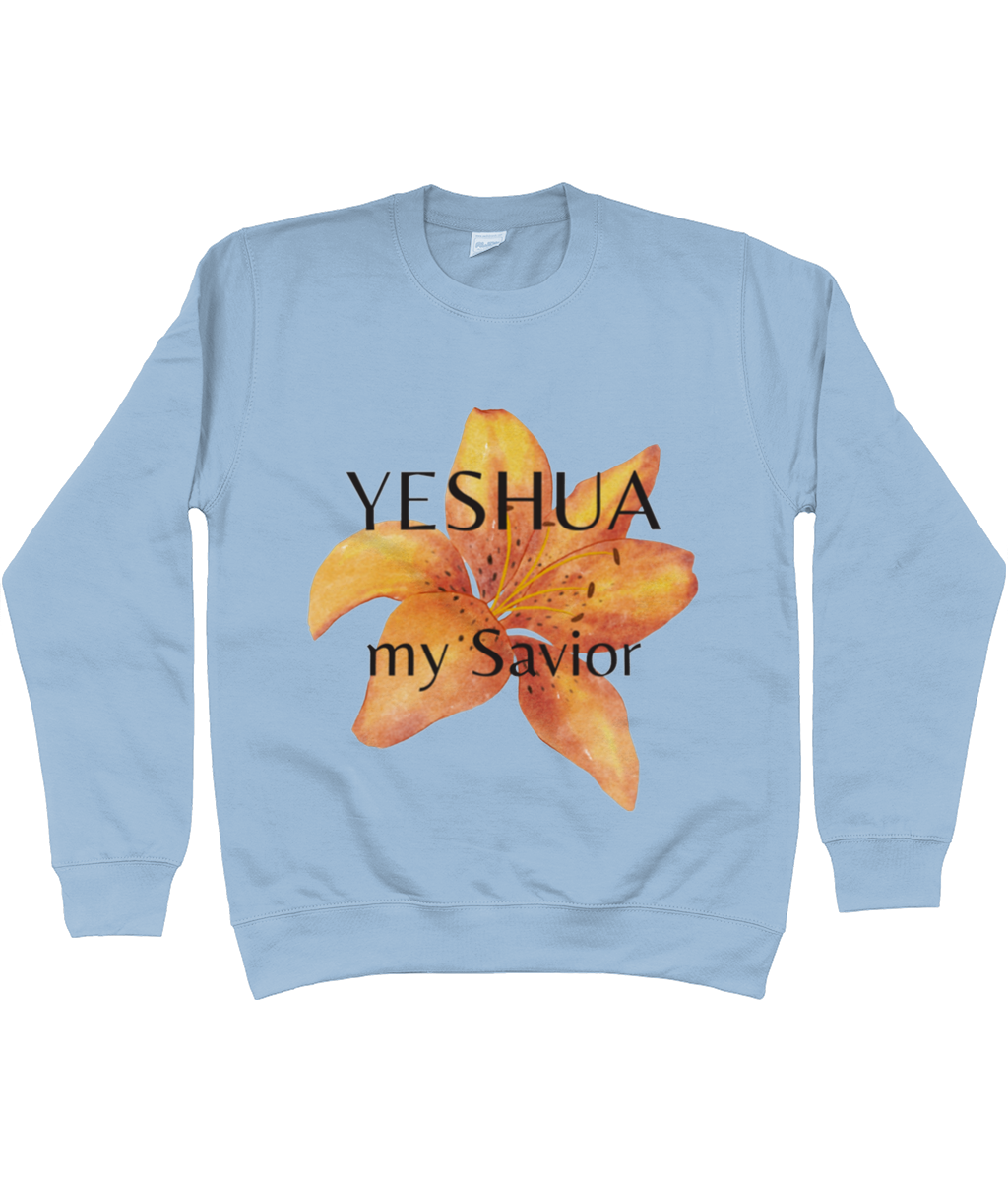 YESHUA Psalm 27 : 3 Sweatshirt collectie light