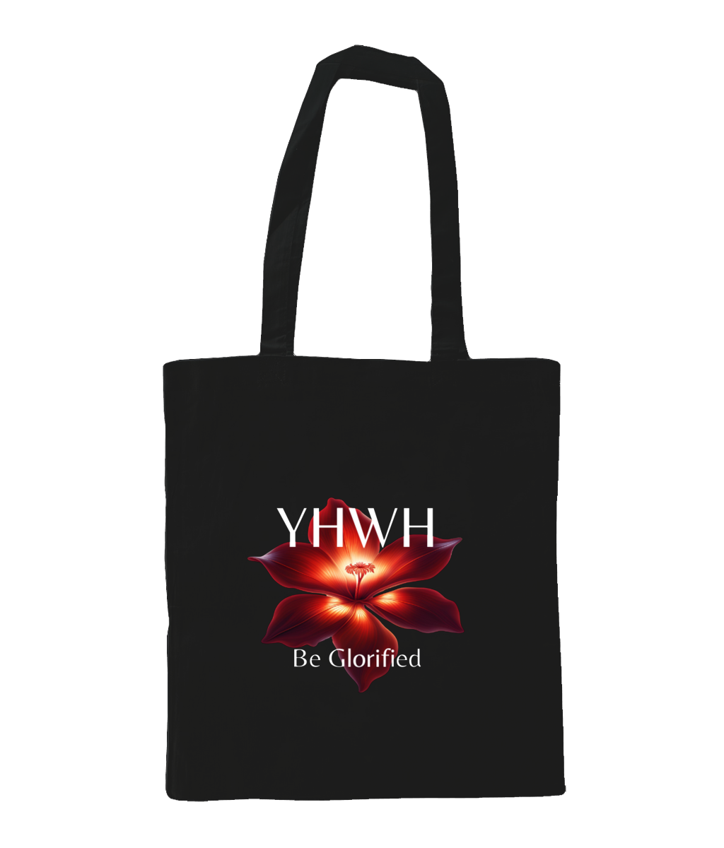 YHWH 1 Corinthians 10 : 31 Black Shopping Bag