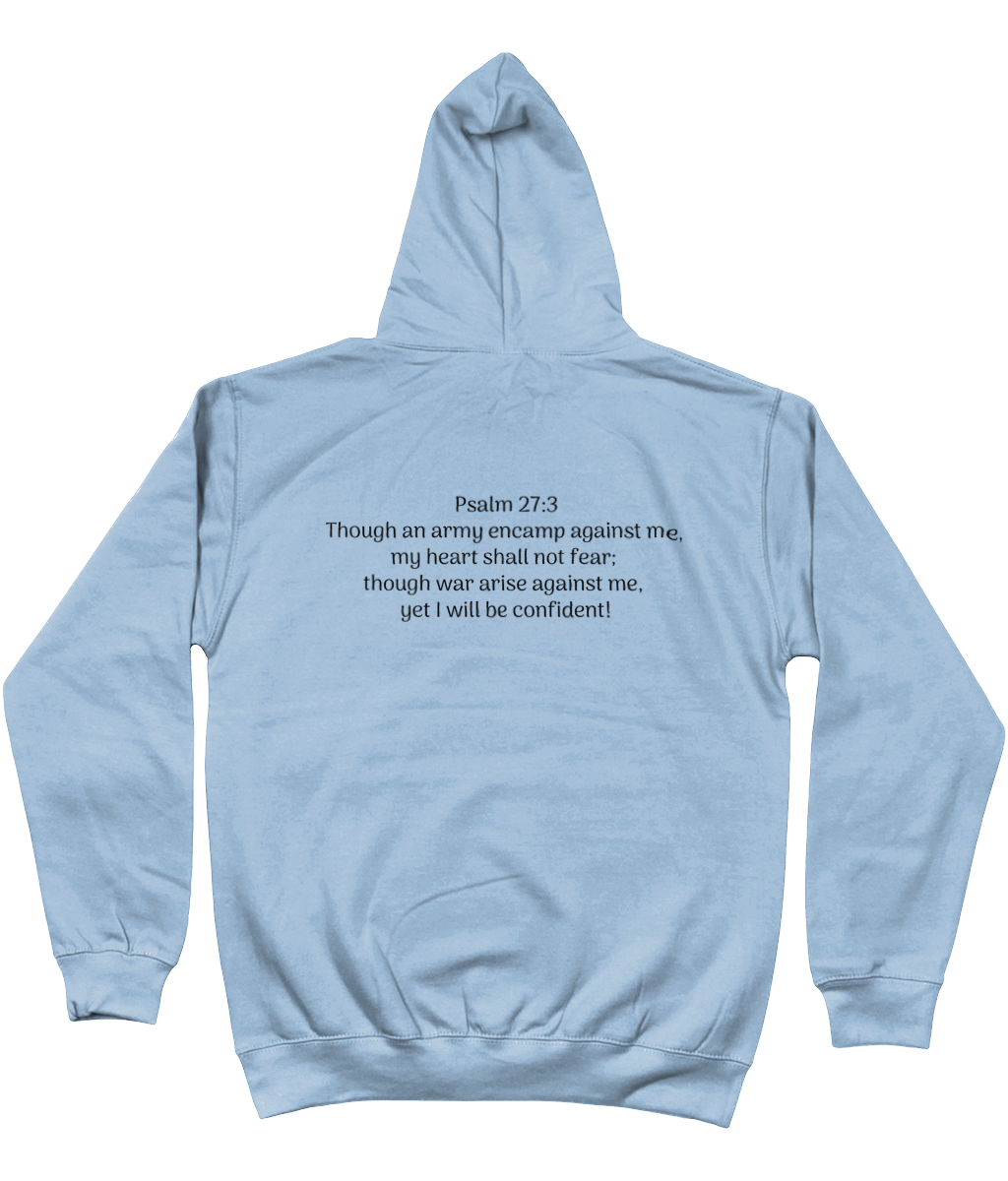 YESHUA Psalm 27 : 3 Hoodie collectie light