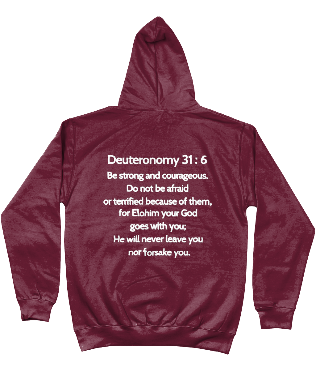 YHWH Deuteronomy 31 : 6 Hoodie